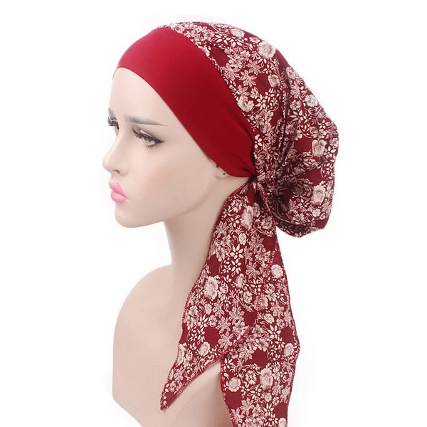 large cotton head scarf