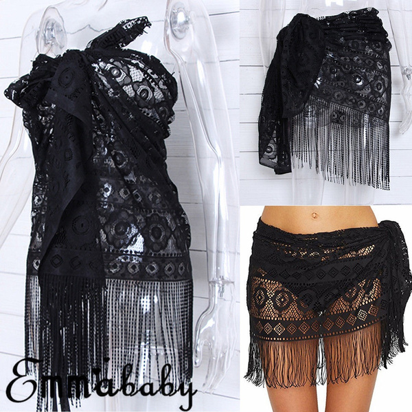 Beach Bikini Cover up Swim Skirt Short 