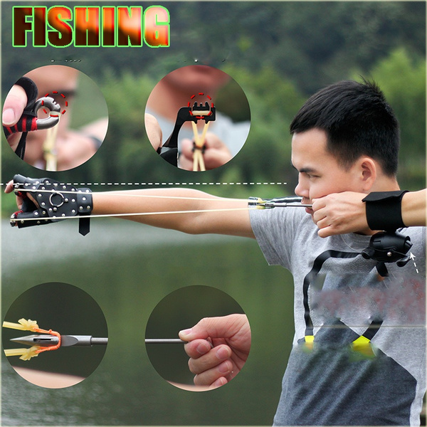Powerful Hunting Fishing Slingshot Arrow Bow Fishing Kits