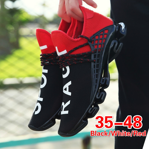 FASHION Men's Shoes Running Man Sneakers Mesh Sports Casual Athletic Shoes 2018
