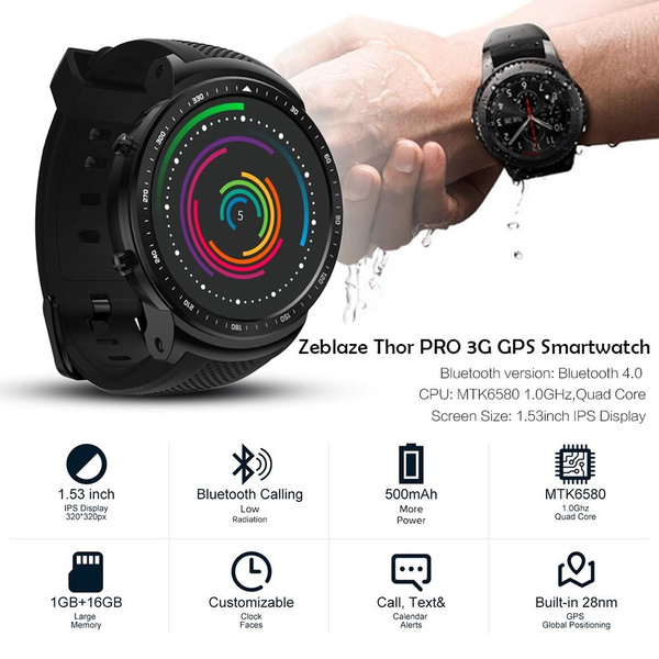 zeblaze thor pro 3g gps smartwatch