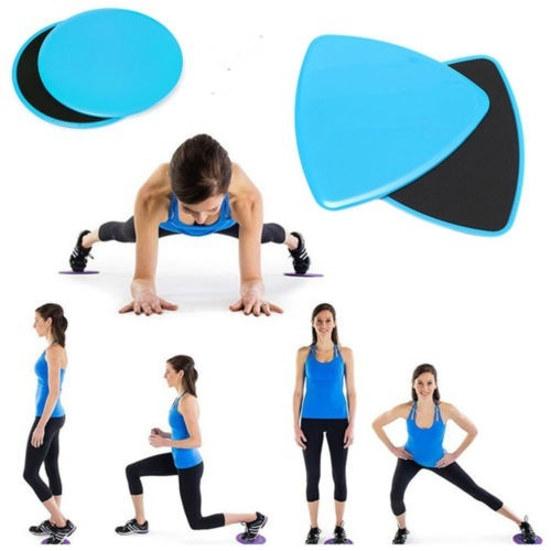 2PCS Gym Training Fitness Exercise Glider Slide Discs Core Slider