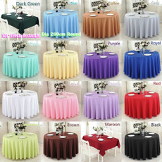 Polyester, tablecoverprotector, Fabric, roundtablecloth