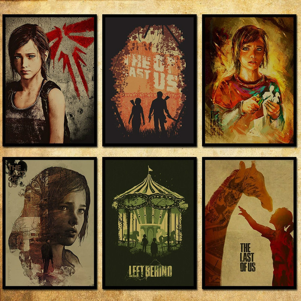 Smoky Design ellie game the last of us joel Wallpaper Poster Price