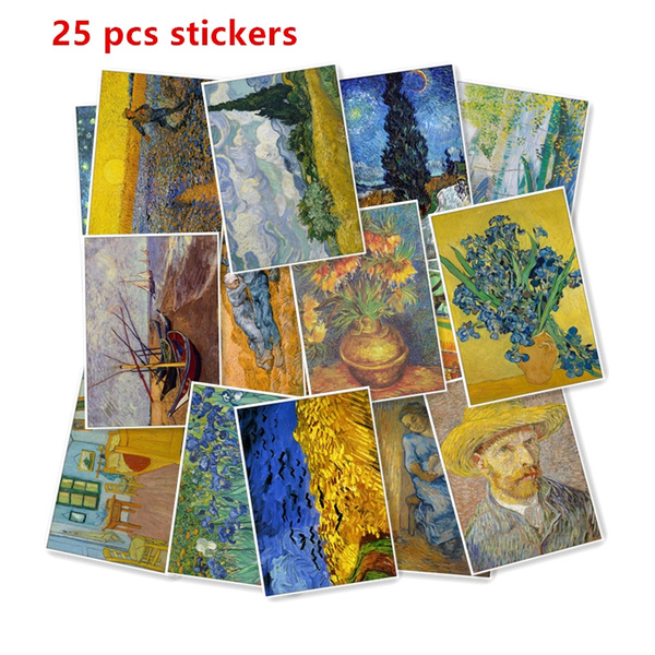 Vincent Van Gogh Sticker, Art Laptop Sticker 