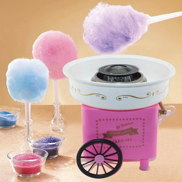 Elektrische Mini Sweet suikerspin machine nostalgie suikerspin suiker machine voor kinderen cadeau kinderen meisje jongen | Wish