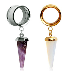 Pendant, opals, Jewelry, piercing