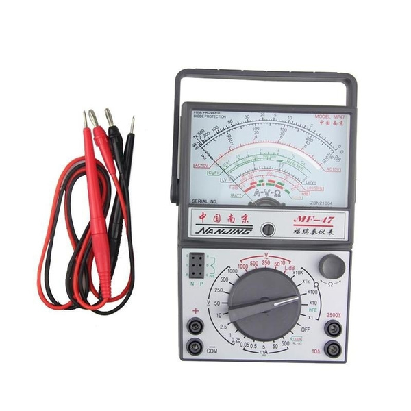 Electric Analog Multimeter Multitester Portable Voltmeter Ammeter AC ...