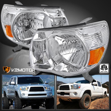 Crystal, Head, Toyota, chrome