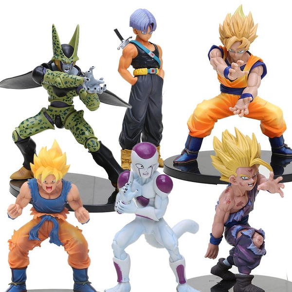Dragon Ball Z Figurine Vegeta Trunks Son Goku Gohan Cell Frieza Dramatic Showcase Dragonball Action Figures Toy 11 21cm Wish