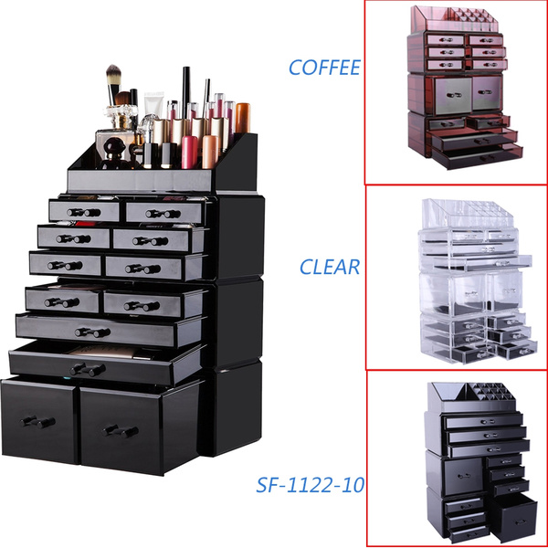 Makeup Cosmetics Jewelry Organizer Storage Drawers | Wish