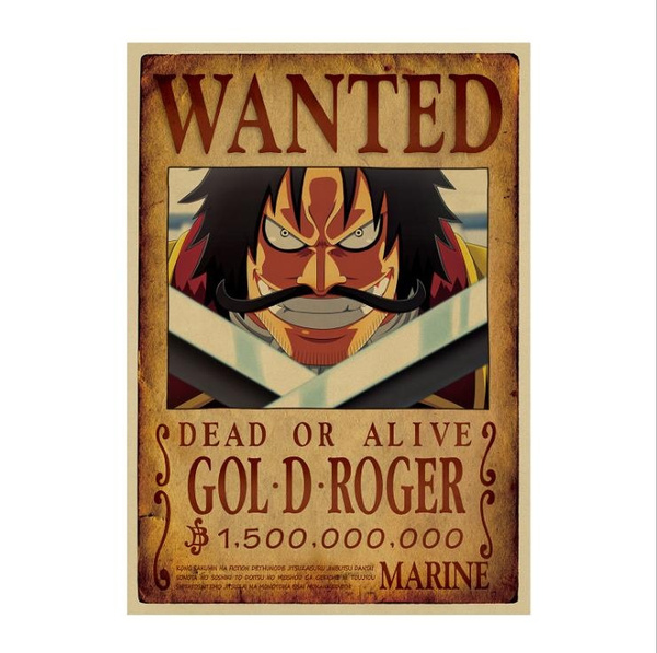 Gol D. Roger Wanted Poster - One Piece™ – Anime Figure Store®