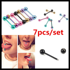 Steel, Jewelry, Colorful, piercing