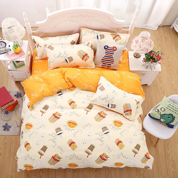 Cartoon shop bed cover