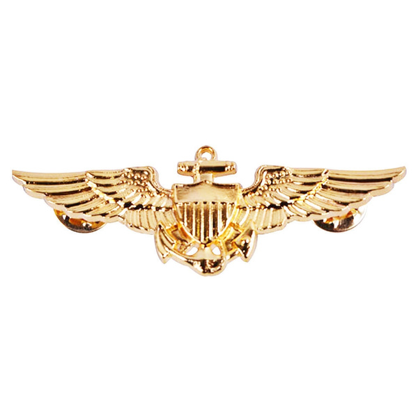 WWII U.S.Navy-Marines Pilot Corps Gold Aviator Wings Pin Badge ...