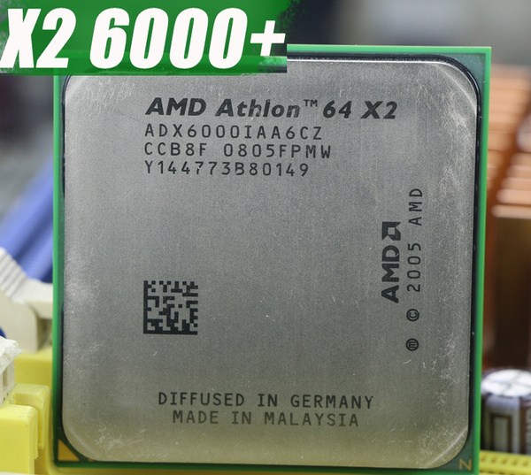 Amd Athlon 64 X2 6000 Cpu Processor 3 0ghz 2m 1000ghz Socket Am2 Working 100 940 Pin Sell X2 5800 5600 5400 Wish