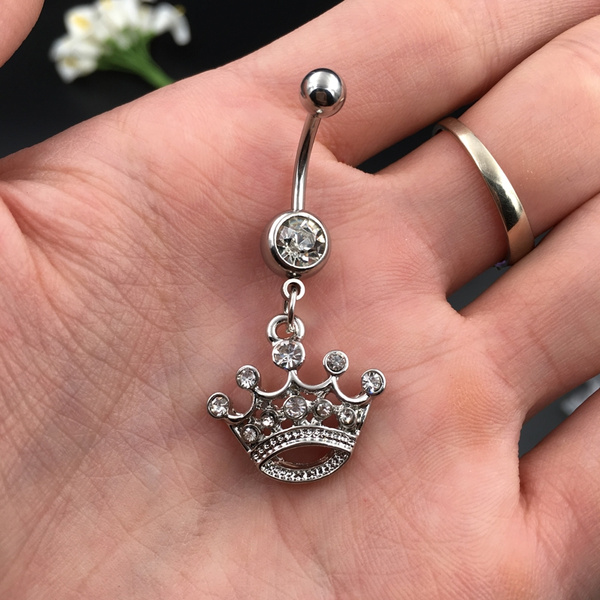 Crown 2025 belly ring