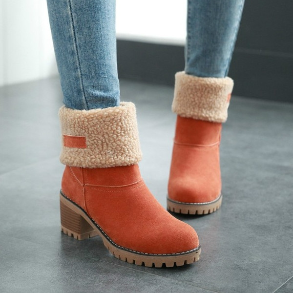 women's fold down winter boots