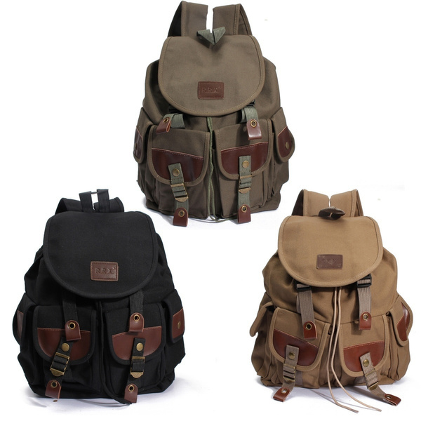 Military discount canvas backpack