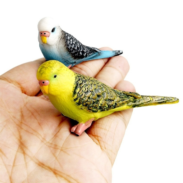 Mini Simulation Forest Parrot Figures Animal Model Figurine Fairy Craft Toys G 