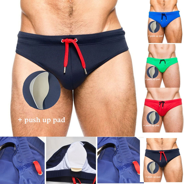 Push up hot sale men's swimwear