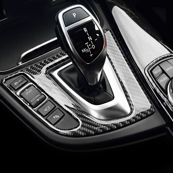 AUTO-spro Interno In Fibra di Carbonio Auto Maniglia Ciotola Decal Trim Sticker Car Styling Per F30 Serie 3 F34 3GT 2013-2018