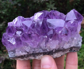 crystalcluster, geode, purple, specimen