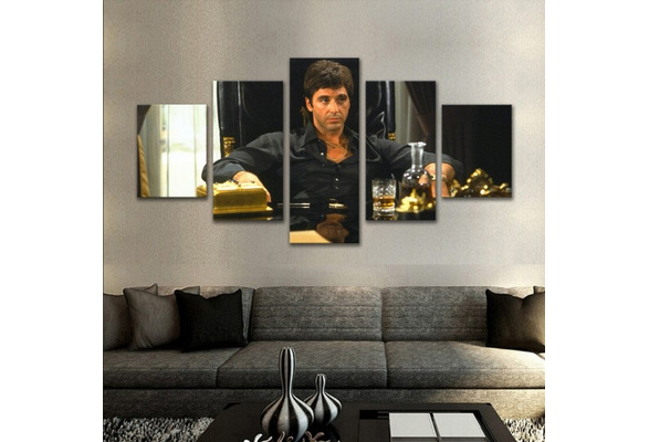 SCARFACE Tony Montana Stretched Canvas Box ~ More Size 