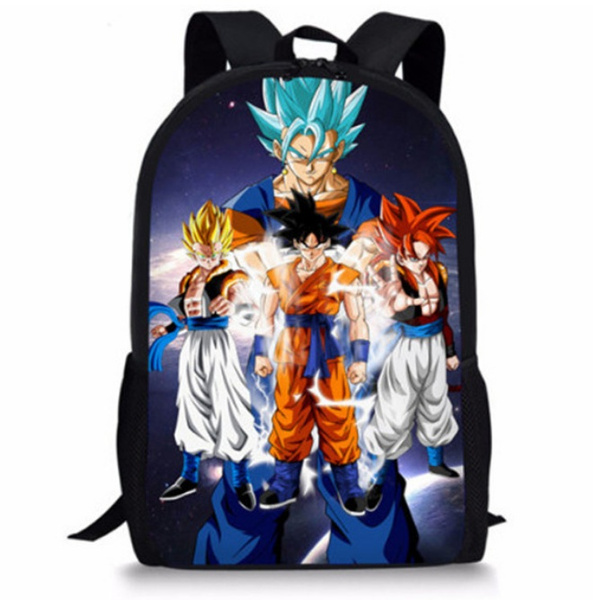 Backpack Men Anime Dragon Ball Super Backpacks for Teen Boys Cool