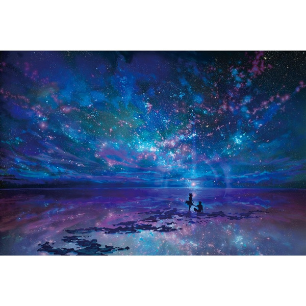 Color : A, Size : 2000 Pieces Landscape Sky Ocean Puzzle 500/10001500/2000/3000/4000/5000 Adult Decompression Starry Sky Puzzle Cartoon Animation Educational Toy Gift 0421