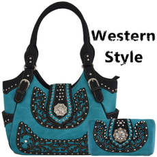 Turquoise, Fashion, Cowgirl, Wallet & Purse