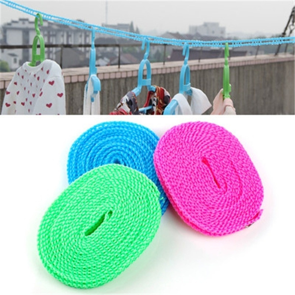 Clothes Rope Clothesline Outdoor Non Slip Laundry Line Cloth