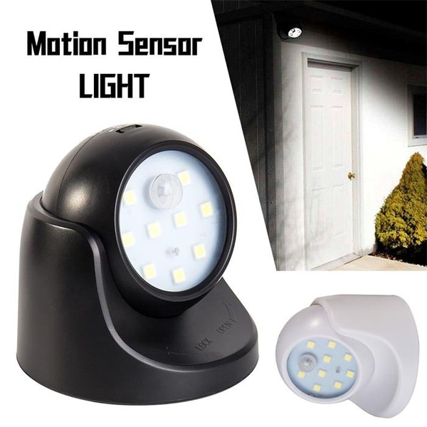 360 Battery Operated Indoor Outdoor Garden Motion Sensor Security Led Light Wish Battery Operated Indoor Outdoor Garden, Motion Sensor Light Outdoor Battery Powered