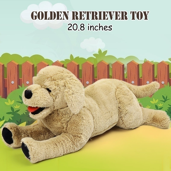 Large dog plush sales toys