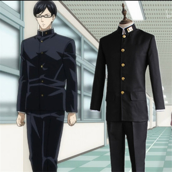 Anime Sakamoto Desu Ga? Sakamoto Cosplay Costumes Boys Japanese