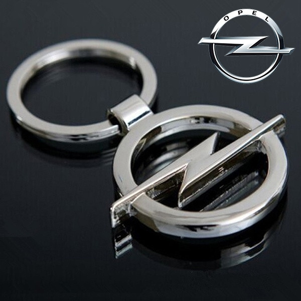 1 x Opel Logo 3D Metal Car Keychain Keyring Key Holder