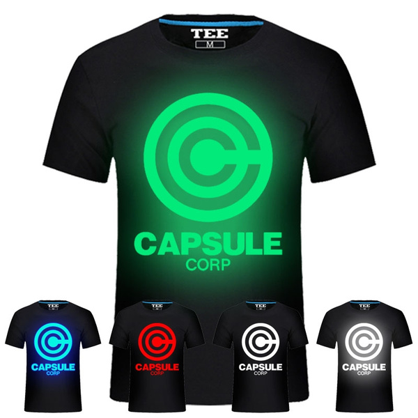 Luminous Capsule Corp Tshirt The Dragon Ball Z Fashion Men T Shirt Capsule Corp Logo Tee Wish