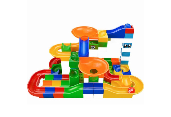 Duplo Blocks Tumama 104Pcs Marble Race Run Maze Ball Track