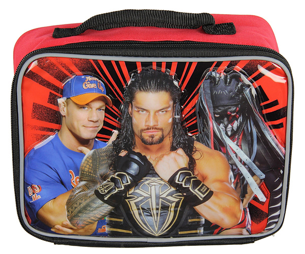 WWE Lunch Box Soft Kit Insulated Cooler Bag John Cena Roman Reigns Finn  Balor