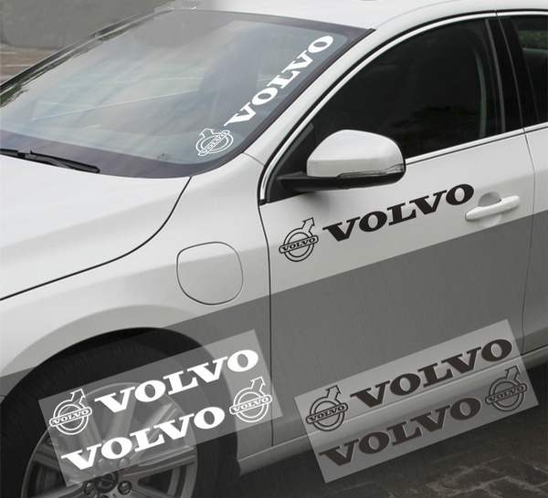 2Pcs Volvo Car Reflective Stickers Body Sticker Decal