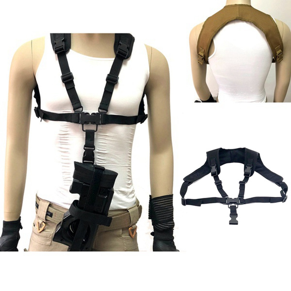 Gun Lanyard Shoulder Strap For P90 Rifle Sling Strap Chest Rig Hunting Accessory 