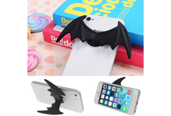 Cute Devil Demon Bat Wing Stand and Earphone Cable Winder Manager