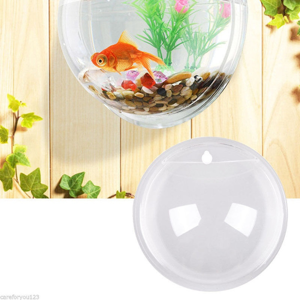 Wall clearance goldfish bowl