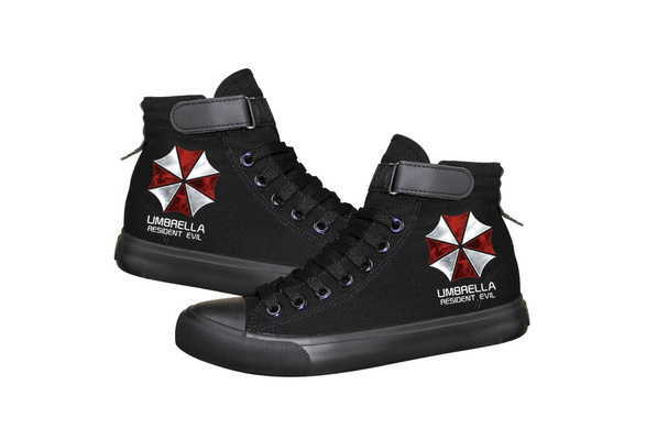 Resident Evil Umbrella Shoes Cp Shoes Casual Student Shoes Black Shoes |  Wish