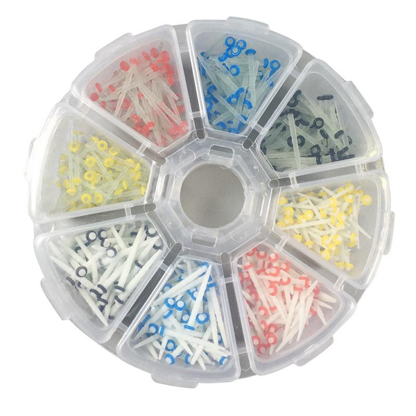New 200pcs/Box Dental Fiber Post Glass Quartz Teeth Restorative 1.0 1.2
