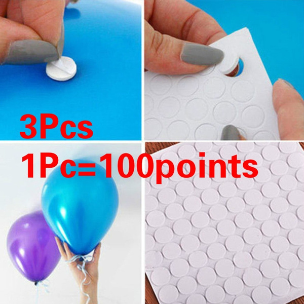 Details about   100 points Balloon attachment glue dot attach balloons to ceiling or wall SD