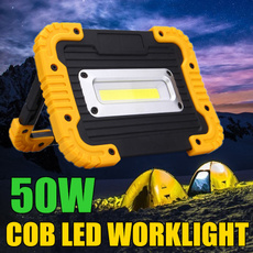 50W COB LED Outdoor Waterproof Flood Lamp Portable Work Light Camping Lights (Not Included Battery)