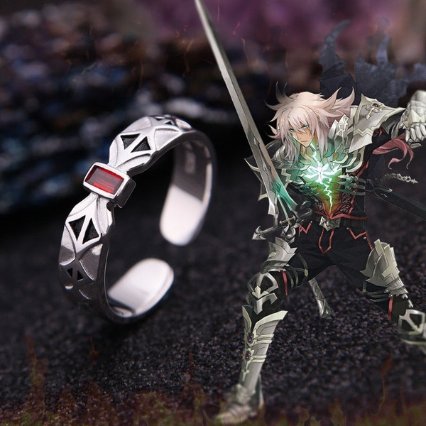 Hot Fate Apocrypha Siegfried Anime 925 Sterling Silver Adjustable Ring ...