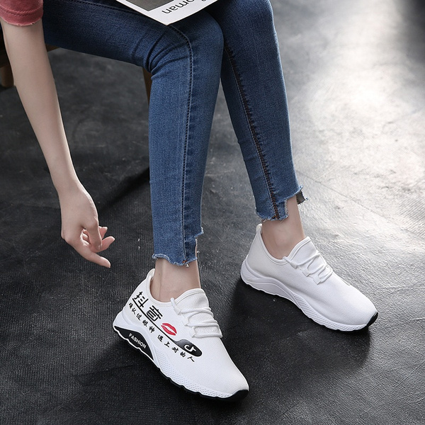 Fashion Womens Tik Tok Style Outdoor Running Shoes Slim Legs Jogging  Sneakers Zapatos Mujer | Wish