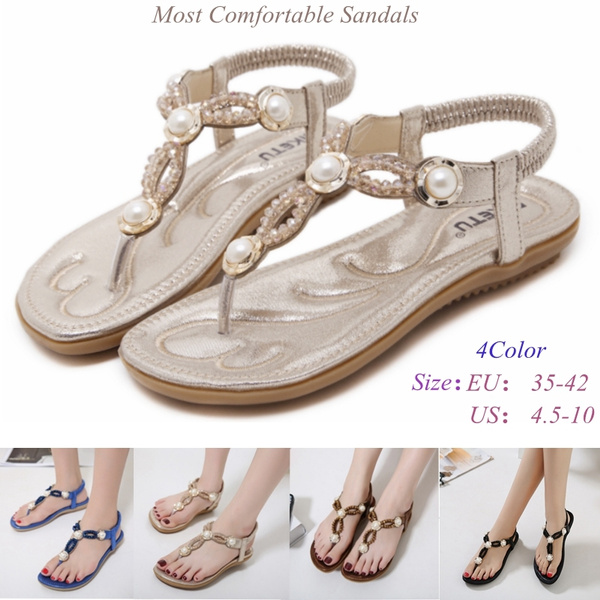 most comfortable flat sandals